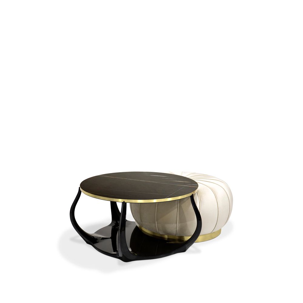 Tables basses - Embrace Cocktail Table Ottoman - KOKET