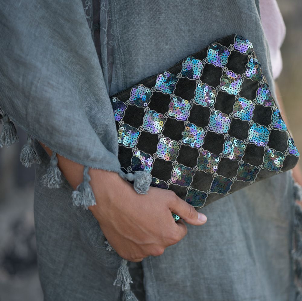 Pochettes - Pochette Sequins - BELLE & TOILE