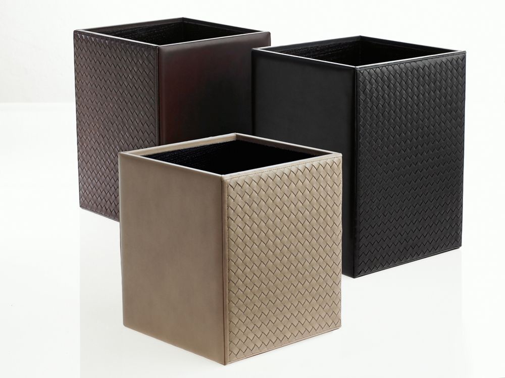 Sets de bureaux  - RIVIERE Accessoires et lampes de bureau en cuir de luxe. - RIVIERE