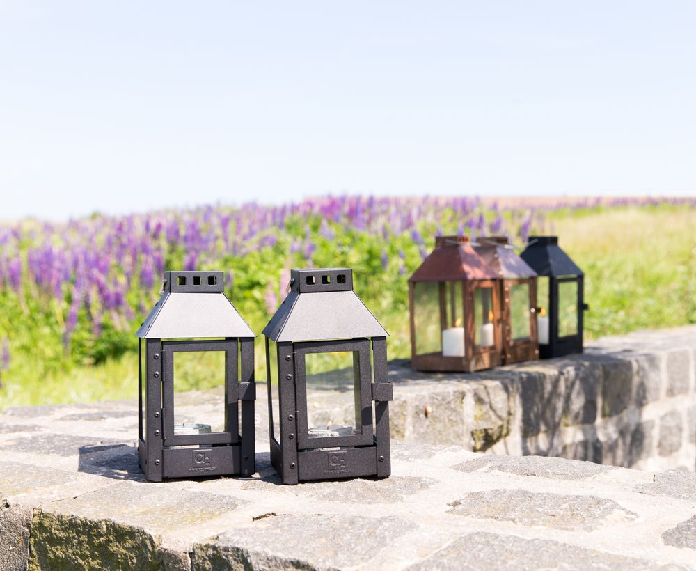 Outdoor space equipments - Mega Hightower galvanized lantern, "All year" - A2 LIVING