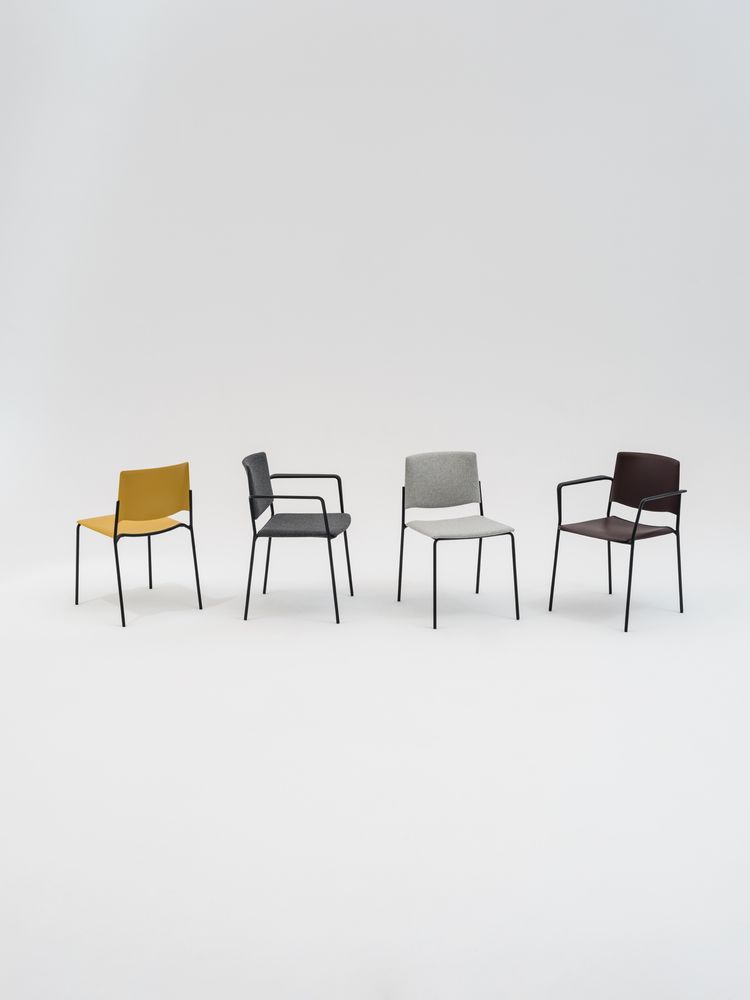 Chaises - Chaise Ema 4L avec accoudoirs - ENEA