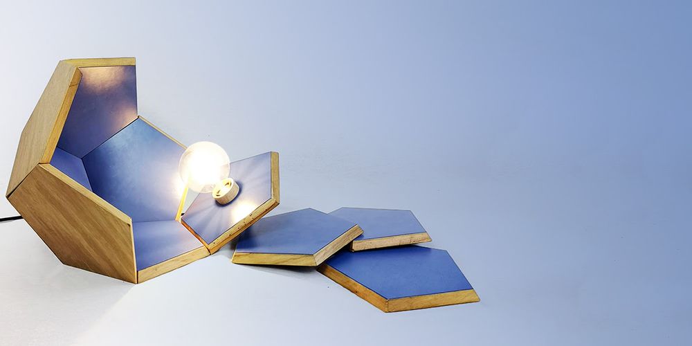 Table lamps - Luminaire DOD – Bois collecté – couleur - DOD LUMINAIRE