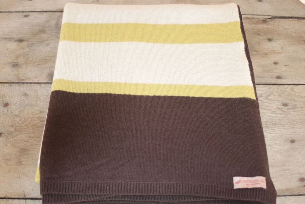 Plaids - knitted stripe blanket - PATRIZIA D.
