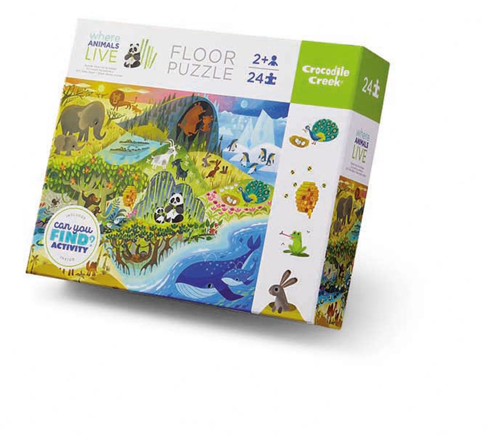 Toys - Puzzles Crocodile Creek - BERTOY