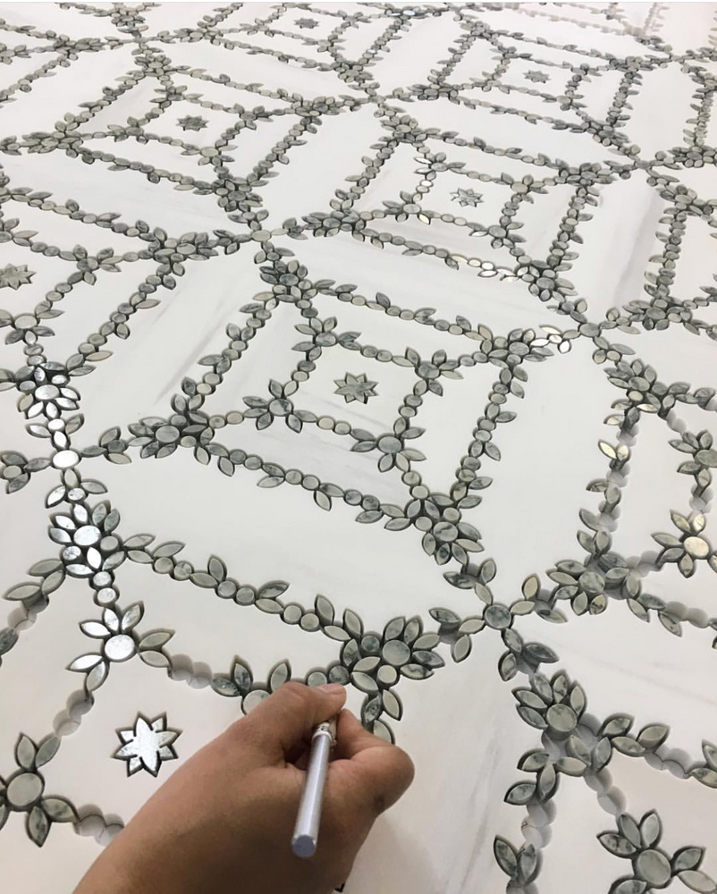 Mosaïques - Mosaïque Métropole IV- Celestine - ELEGANTIA GROUP