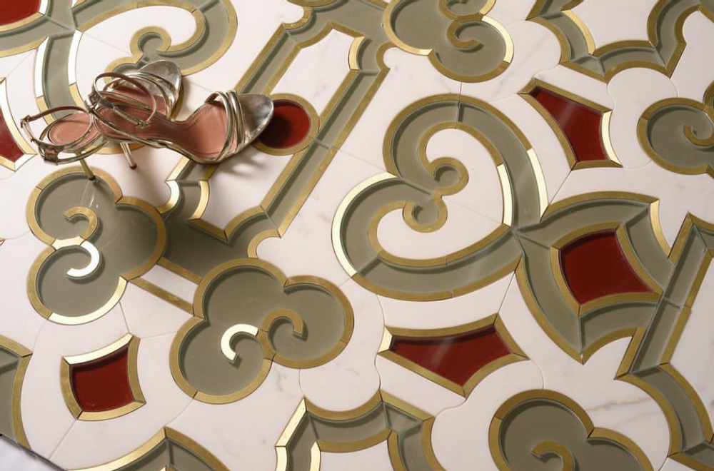 Mosaïques - Mosaïque Arabesque III- Tuileries - ELEGANTIA GROUP