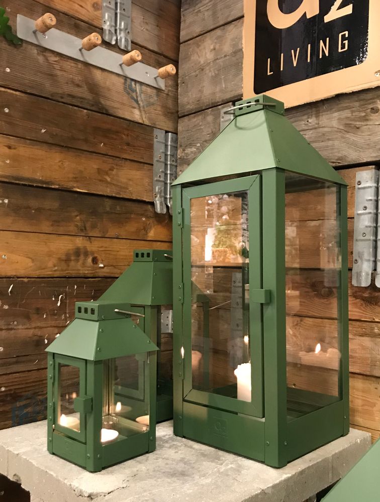 Outdoor space equipments - Mega Hightower galvanized lantern, "All year" - A2 LIVING