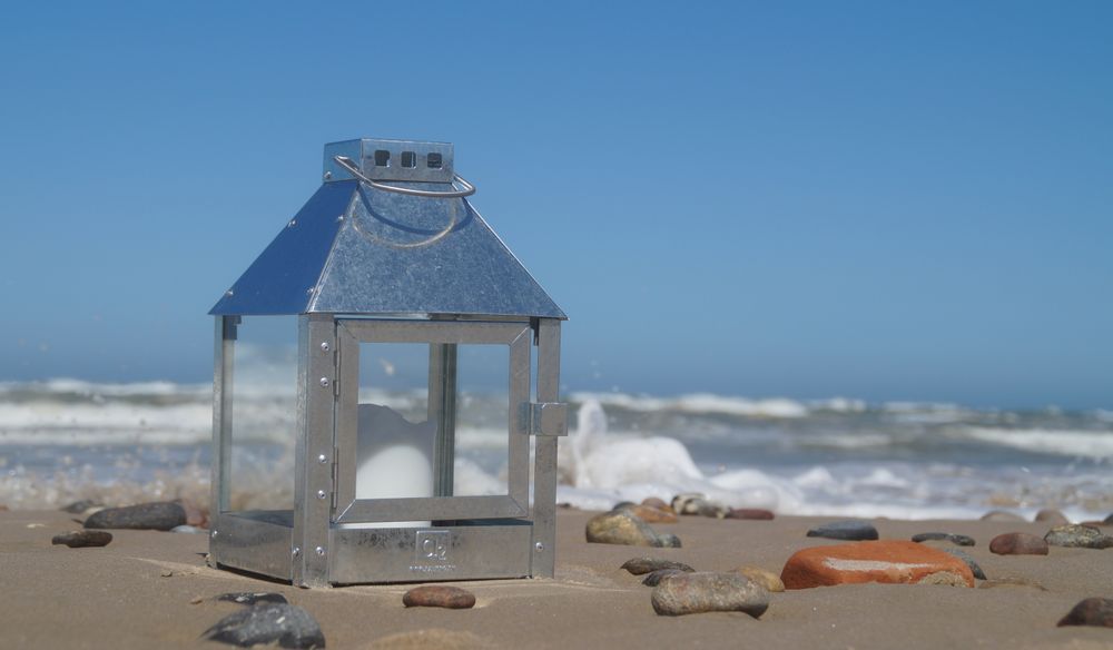 Outdoor space equipments - Mega Hightower galvanized lantern, "All year" - A2 LIVING
