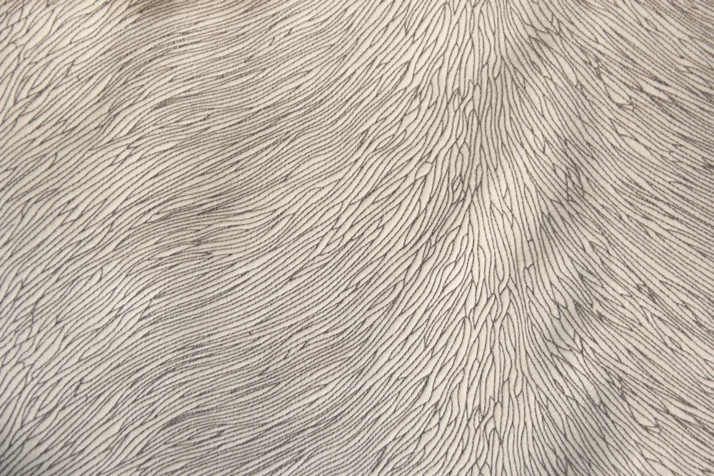 Tissus - Hide Velvet Ivory - KOKET