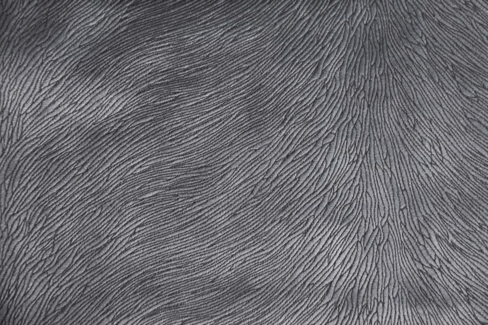 Fabrics - Hide Velvet Slate - KOKET