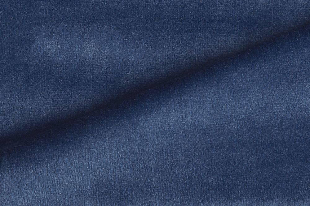Tissus - Radiance Velvet Indigo Blue - KOKET