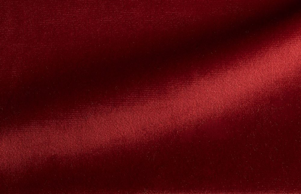 Fabrics - Paris Velvet Deep Red - KOKET