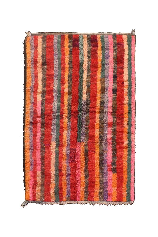 Autres tapis - TAA822BE Tapis Berbère Azilal - 162X106 cm - 63.8X41.7 in - AFOLKI BERBER RUGS