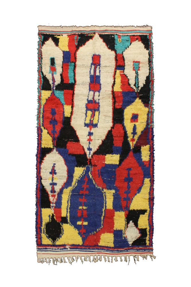 Rugs - TAA702BE Berber Rug  Azilal - 280X150 cm - 110.2X59.1 in - AFOLKI BERBER RUGS