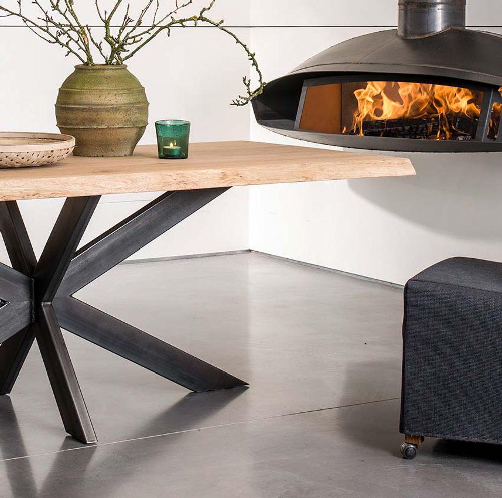 Dining Tables - Paloma oak table - Mikado legs - FOR ME LAB