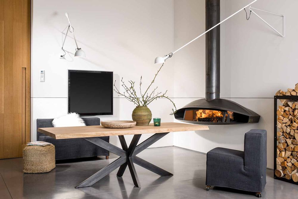 Dining Tables - Paloma oak table - Mikado legs - FOR ME LAB