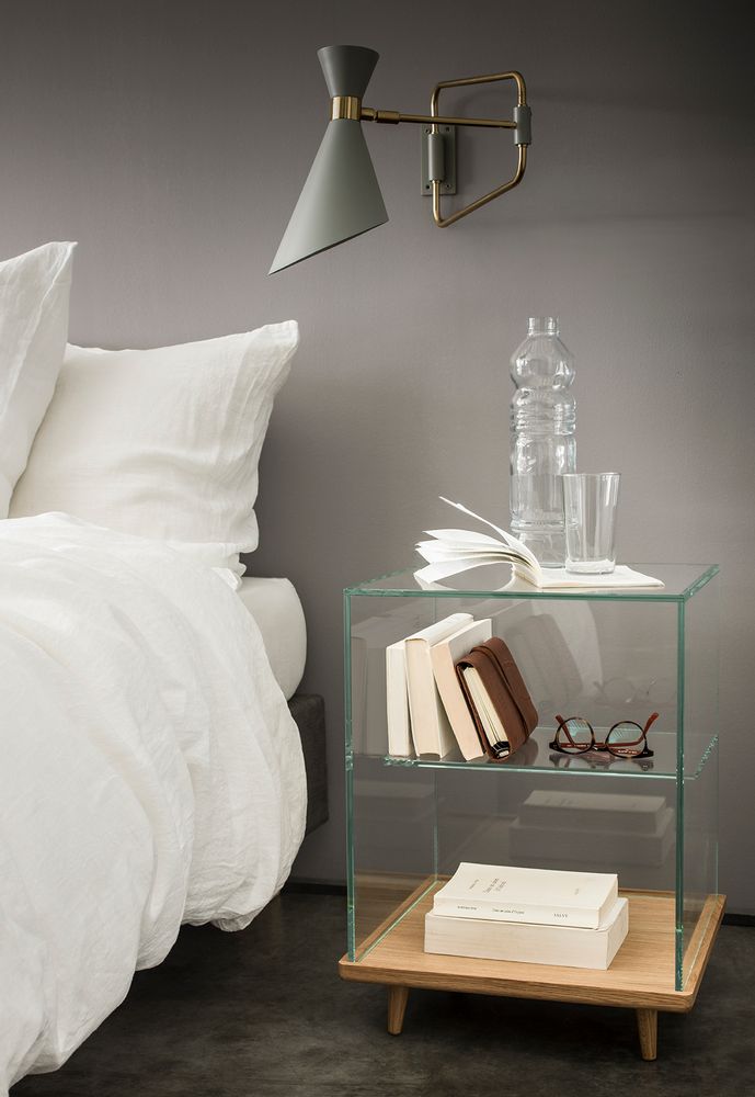 Tables basses - CUBE vitrine en verre - GLASS VARIATIONS