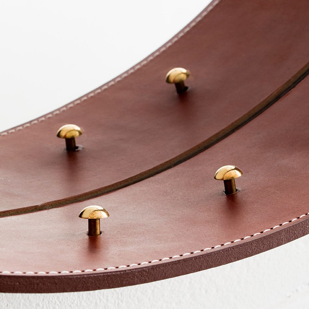 Mirrors - HAMAC, mirror and leather - GLASS VARIATIONS