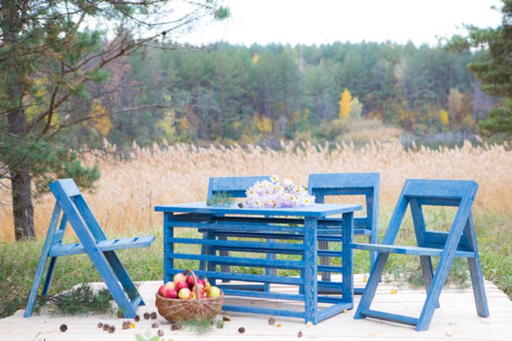 Dining Tables - furniture set "Terrace"  - HYGGE DESIGN