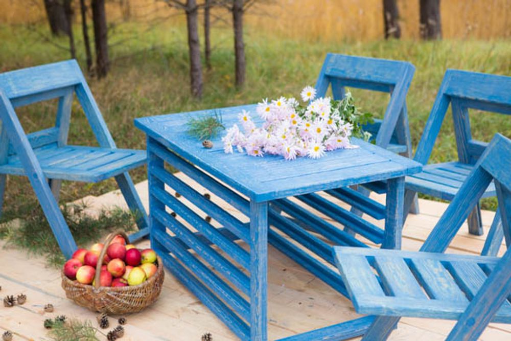 Dining Tables - furniture set "Terrace"  - HYGGE DESIGN