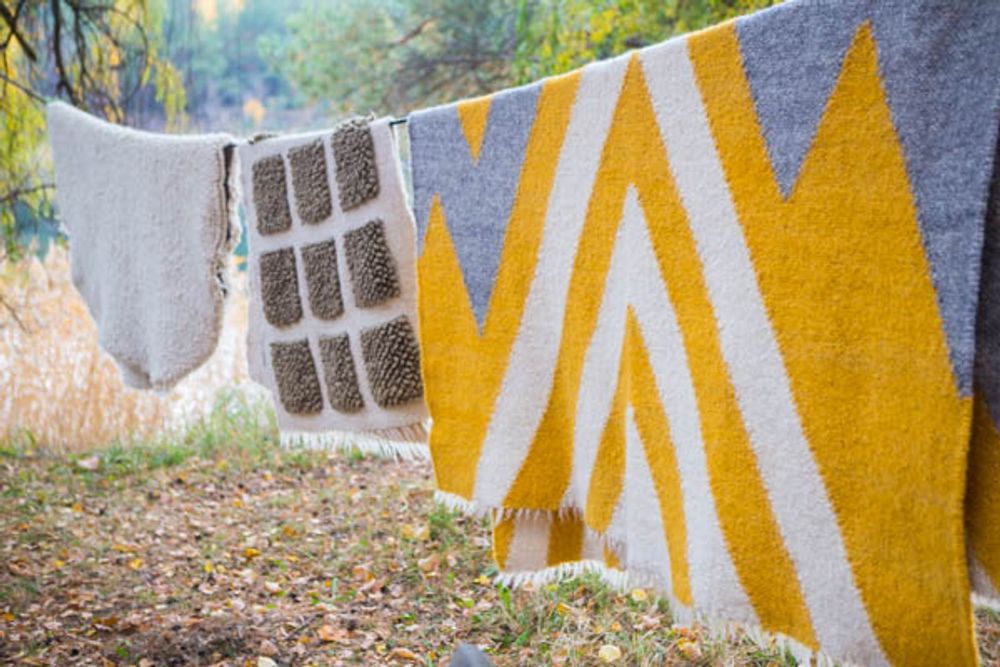 Outdoor floor coverings - sheepskin rug - HYGGE DESIGN
