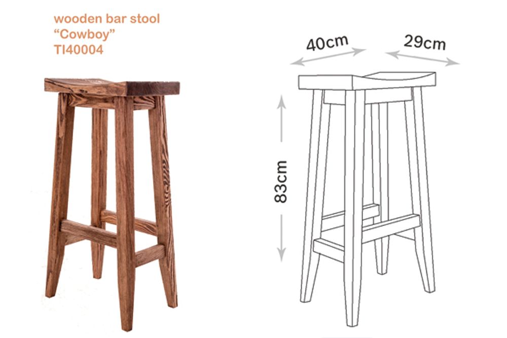 Chaises - Tabouret de bar Cowboy - HYGGE DESIGN