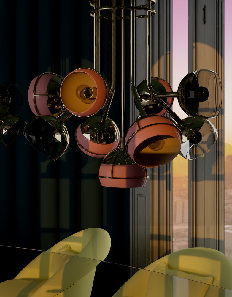 Hanging lights - Black Widow Suspension Lamp - CREATIVEMARY
