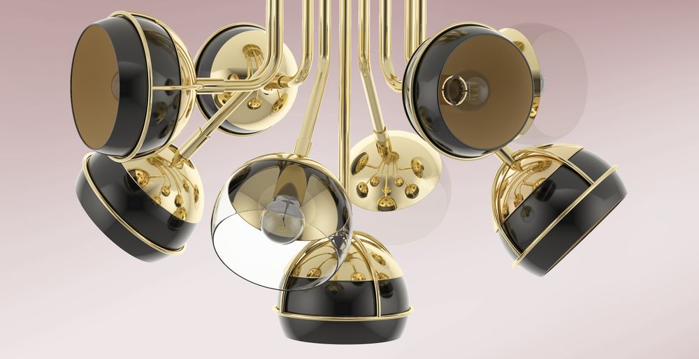 Hanging lights - Black Widow Suspension Lamp - CREATIVEMARY