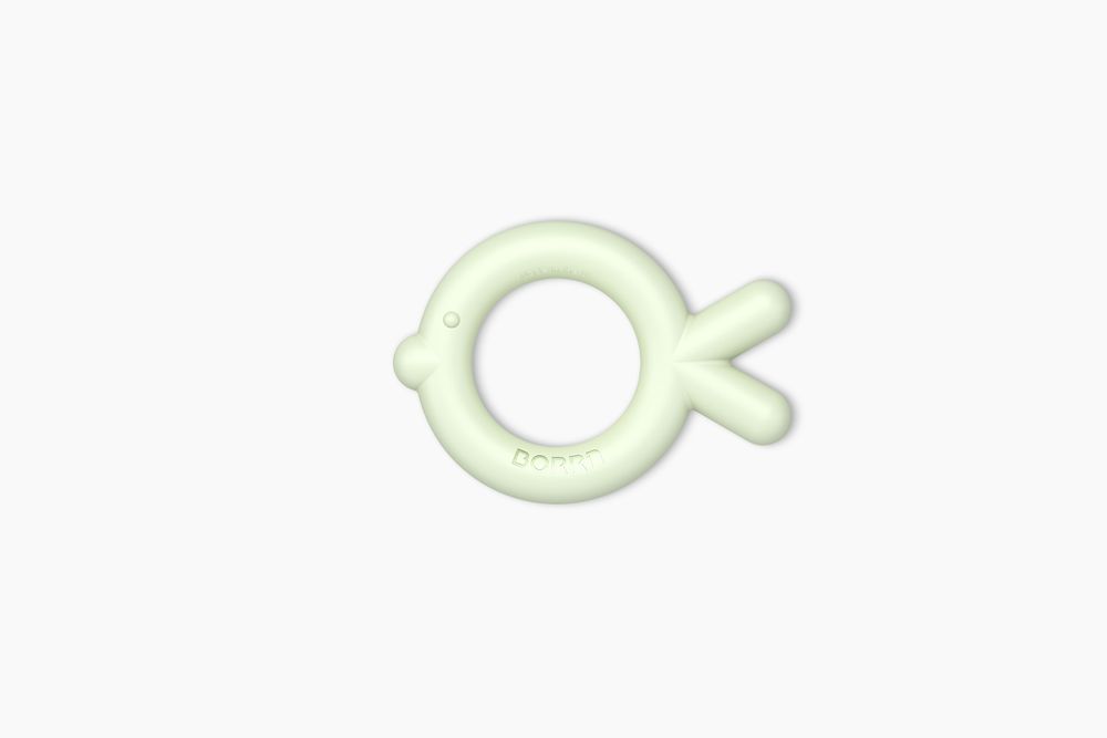 Childcare  accessories - BORRN Silicone Teether - Fish - BORRN  (U.K.) LTD.