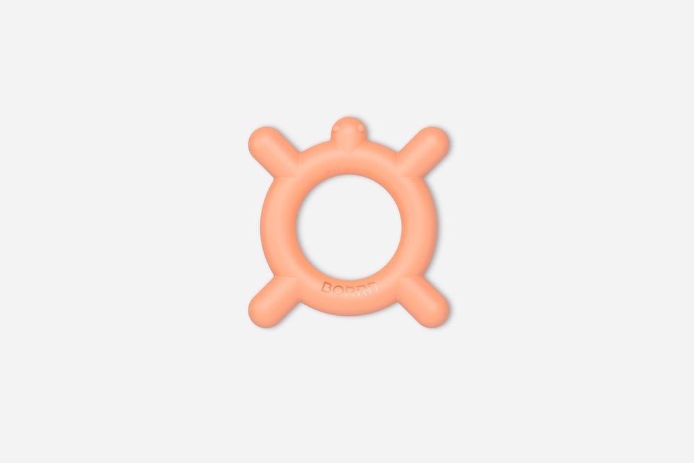 Childcare accessories - BORRN Silicone Teether - Turtle - BORRN (U.K.) LTD.