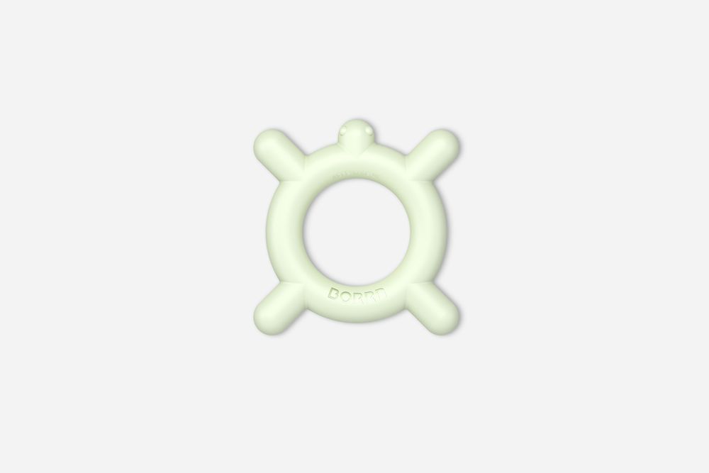 Childcare accessories - BORRN Silicone Teether - Turtle - BORRN (U.K.) LTD.