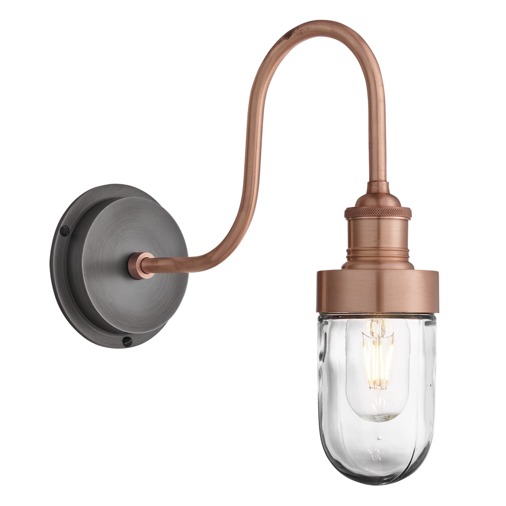 Outdoor wall lamps - Swan Neck Outdoor & Bathroom Wall Light - INDUSTVILLE