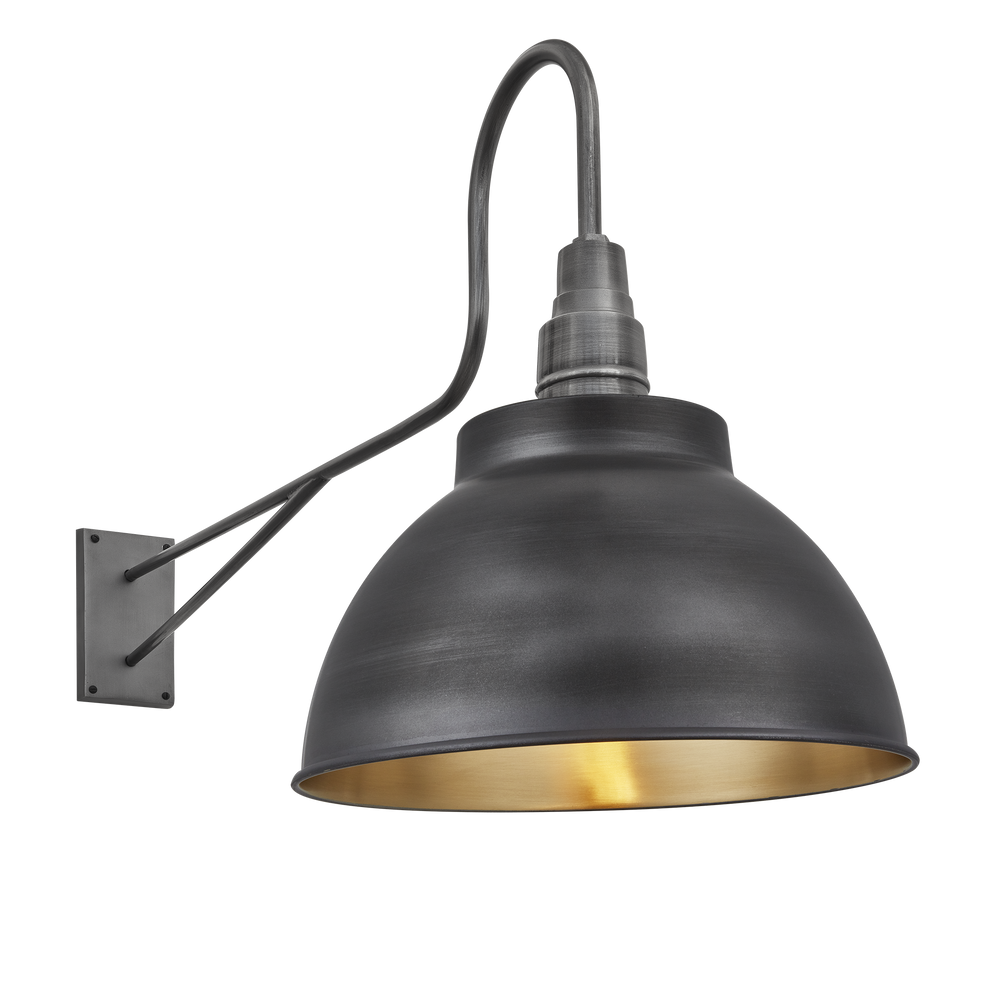Wall lamps - Long Arm Dome Wall Light - 13 Inch - INDUSTVILLE