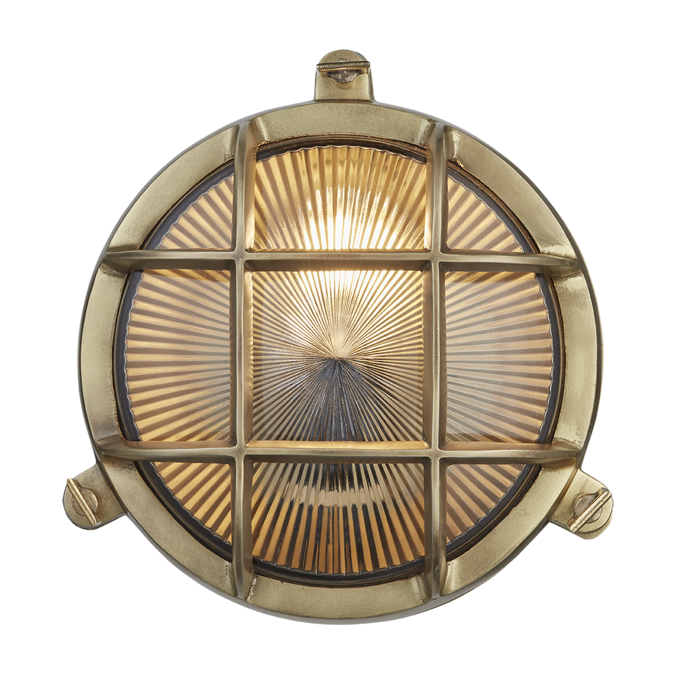 Outdoor wall lamps - Bulkhead Round Wall Light / Flush Mount - 8 Inch - INDUSTVILLE
