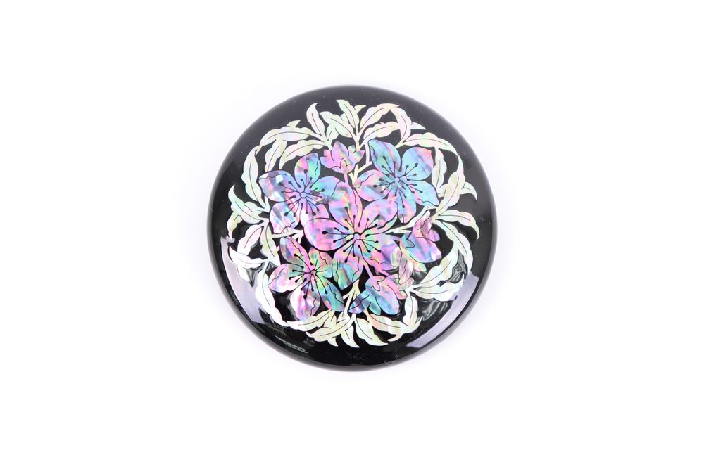 Gifts - Plum Blossom Mother of Pearl Inlay Mirror - SEOUL COLLECT