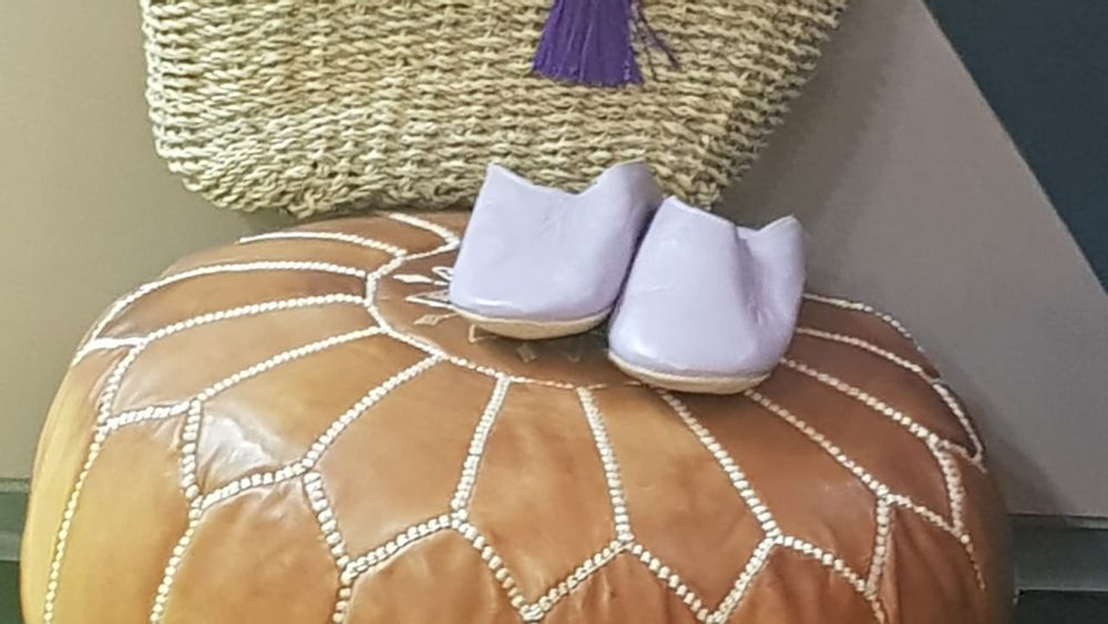 Objets de décoration - Pouf en cuir - ARTINOO