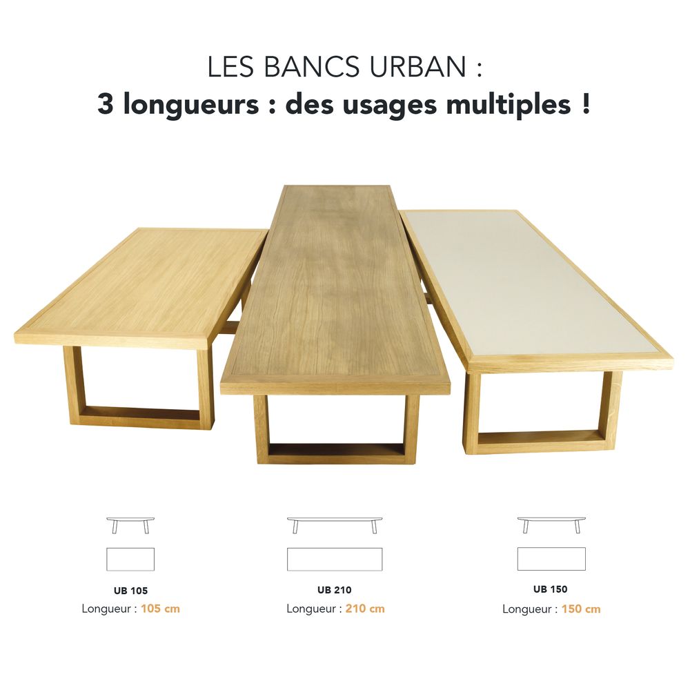 Coffee tables - URBAN BENCHES OR COFFEE TABLE - MARK - MOBILIER CONTEMPORAIN FRANCAIS