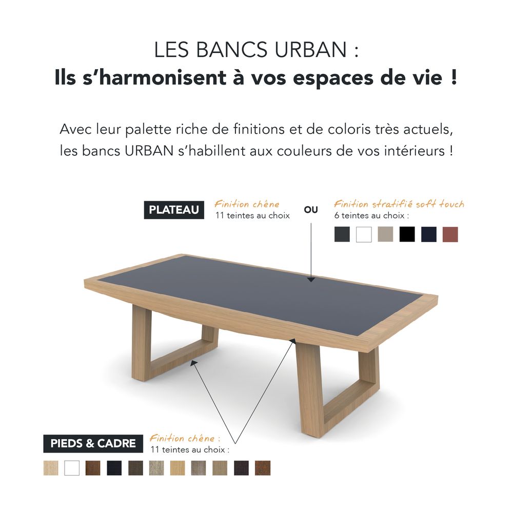 Coffee tables - URBAN BENCHES OR COFFEE TABLE - MARK - MOBILIER CONTEMPORAIN FRANCAIS