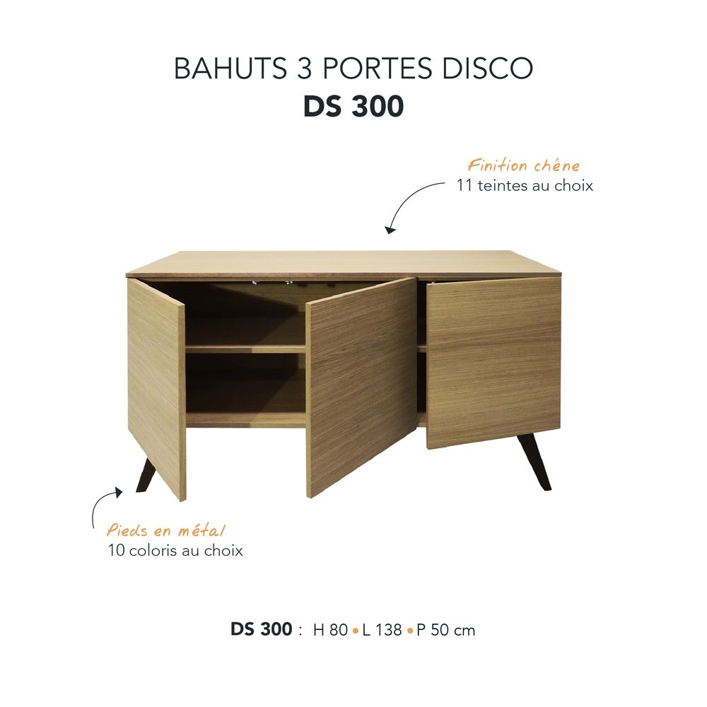 Buffets - MEUBLES DE SALON DISCO - MARK - MOBILIER CONTEMPORAIN FRANCAIS