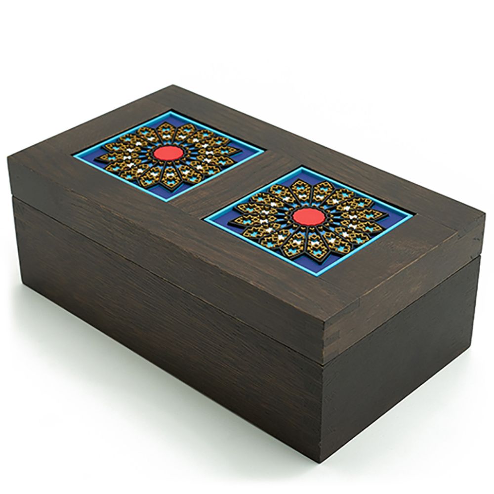 Accessoires de déco extérieure - Sursock Vitrail Dessous de Verre - IMAGES D'ORIENT