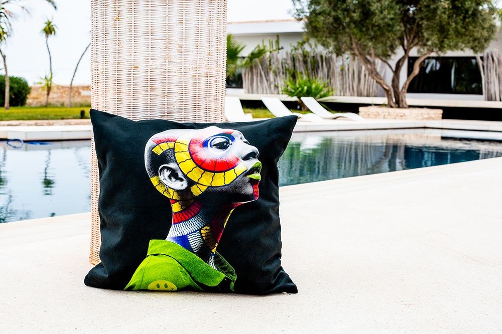 Fabric cushions - Pillow AKONANDI by HUMAN INDIGO - ARTPILO