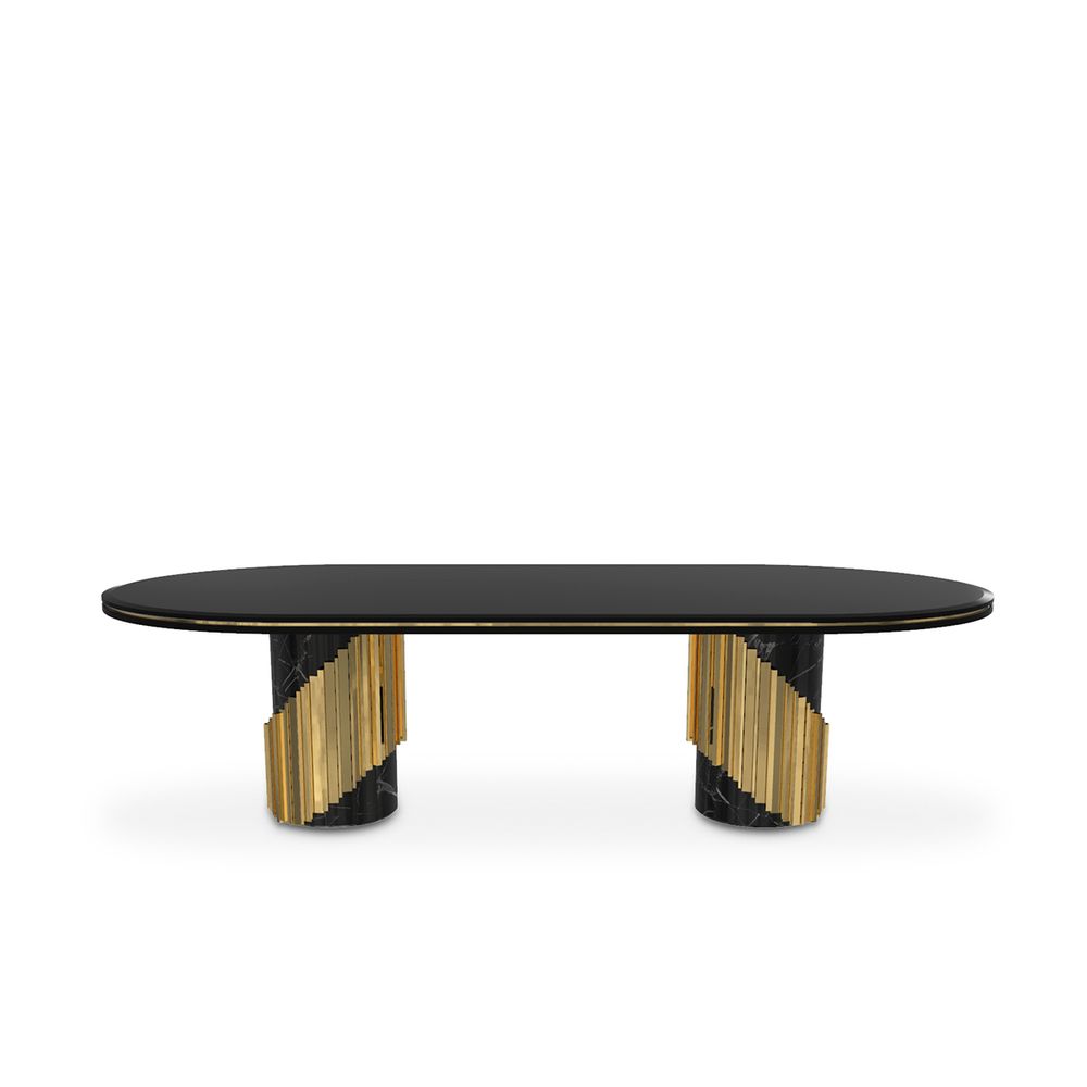 Dining Tables - Littus Oval Table - COVET HOUSE