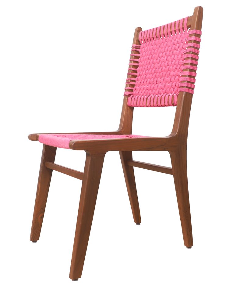 Chairs - Asandi: A weaved wooden chair - ALANKARAM