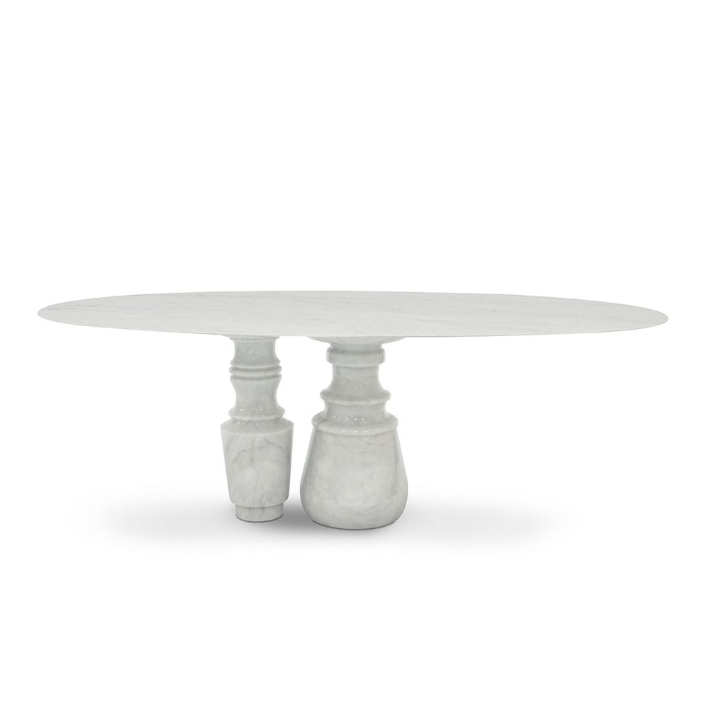 Dining Tables - Pietra Oval Dining Table  - COVET HOUSE