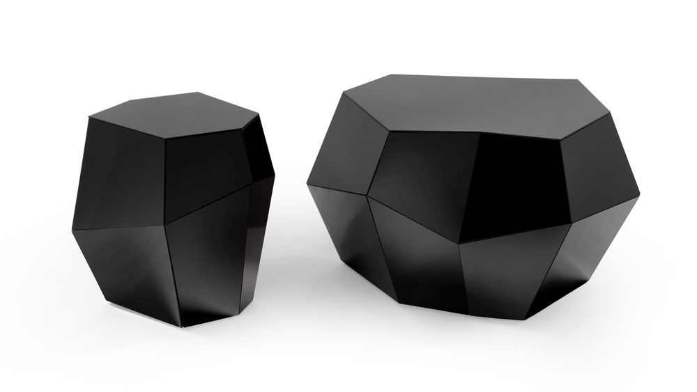 Coffee tables - THREE ROCKS 2 Coffee Tables & 1 Side Table - INSIDHERLAND