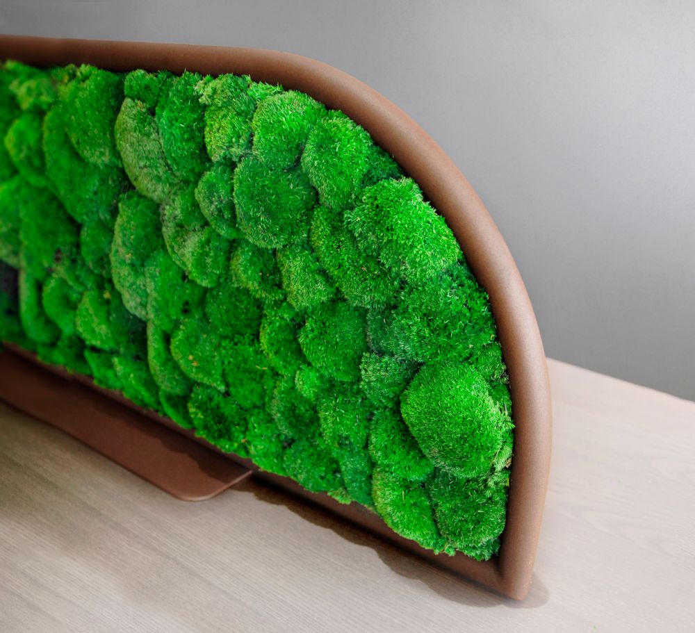 Office design and planning - Desktop Separator G-DESK-FOAM BALL - GREEN MOOD
