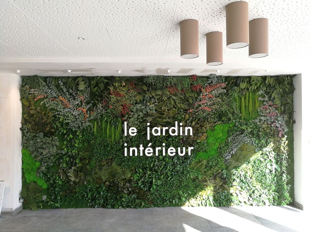 Office furniture and storage - Preserved Green Wall - Forest - GREEN MOOD