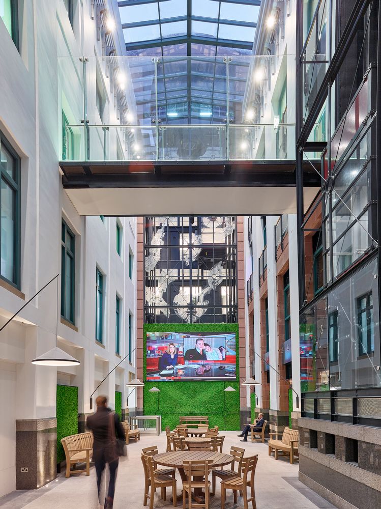 Office design and planning - Preserved Green Wall - Forest - GREEN MOOD