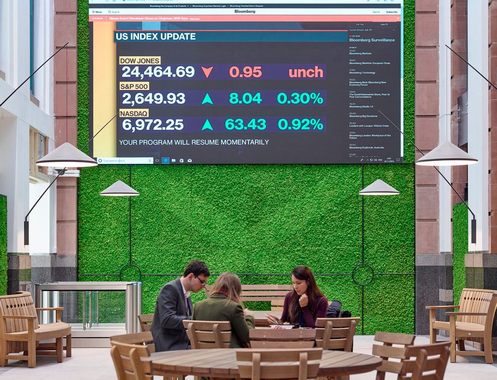 Office design and planning - Preserved Green Wall - Forest - GREEN MOOD