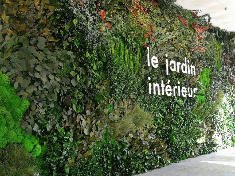 Office furniture and storage - Preserved Green Wall - Forest - GREEN MOOD
